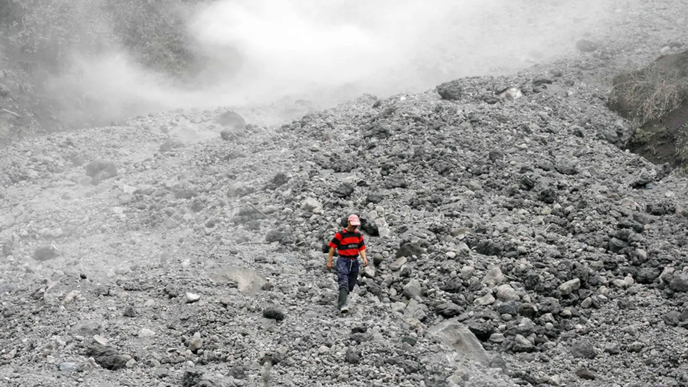 A Tungurahua tűzhányó Ecuadorban