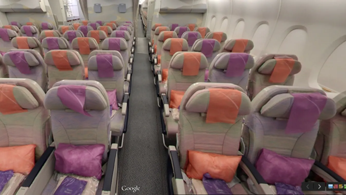Nézzen be egy Airbus A380-asba Google Mapsen!