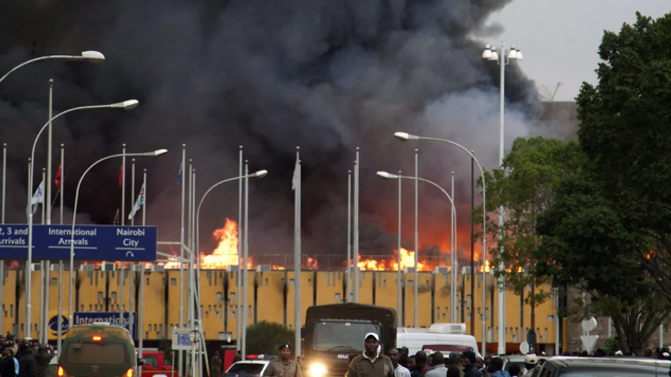 Tűzvész miatt bezárt a nairobi repülőtér