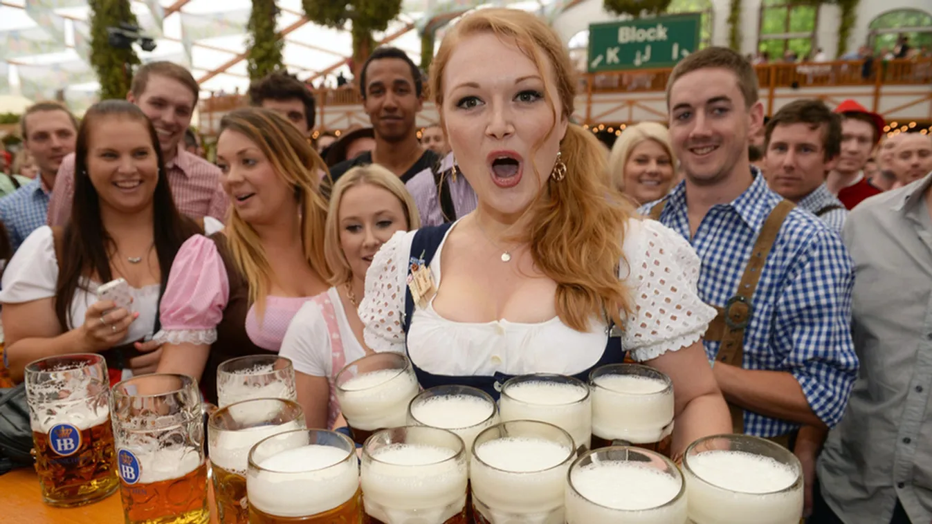 Tíz euróba fáj egy sör az Oktoberfesten