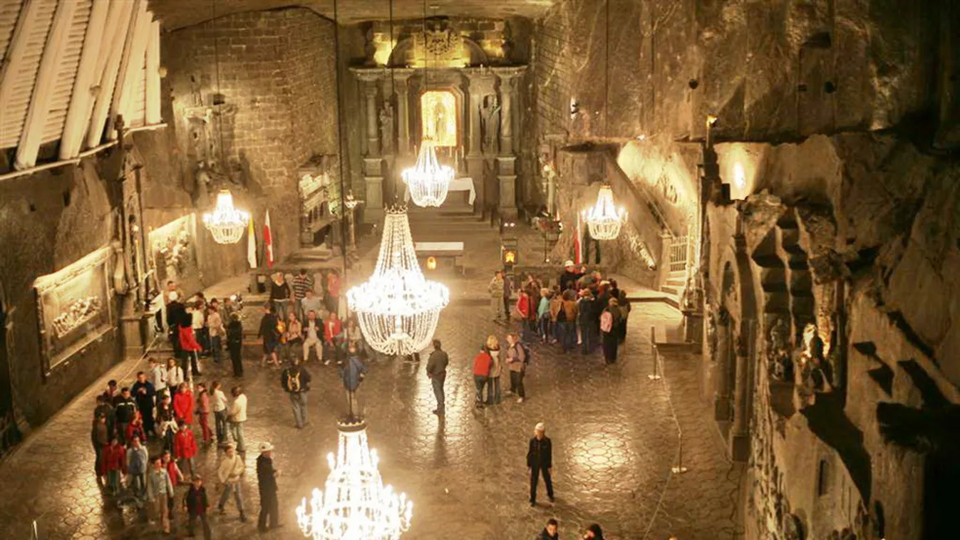 Bejárható Street View-val a wieliczkai sóbánya