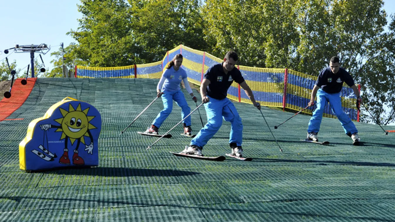 Sípálya az újpesti Szilas Parkban