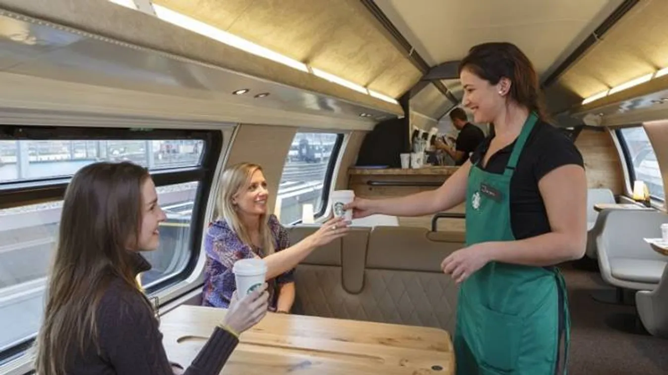 Starbucks-vonatok közlekednek Svájcban