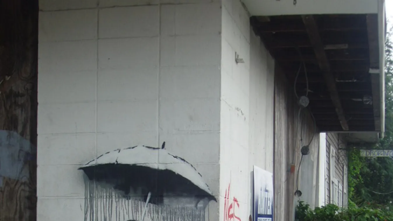 A szomszédok akadályozták meg Banksy graffitijának ellopását