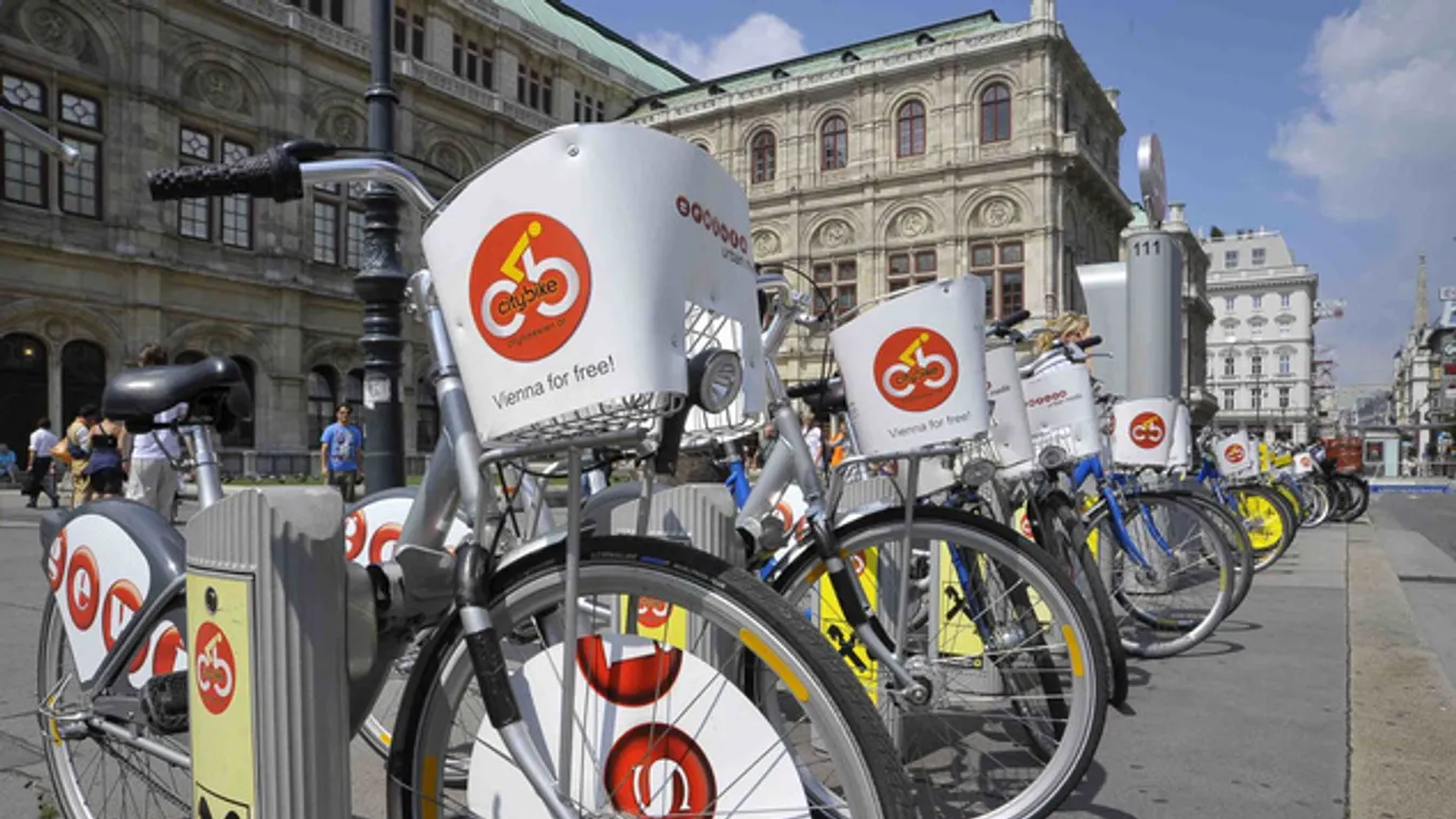 Rekord népszerűek a közbringák Bécsben