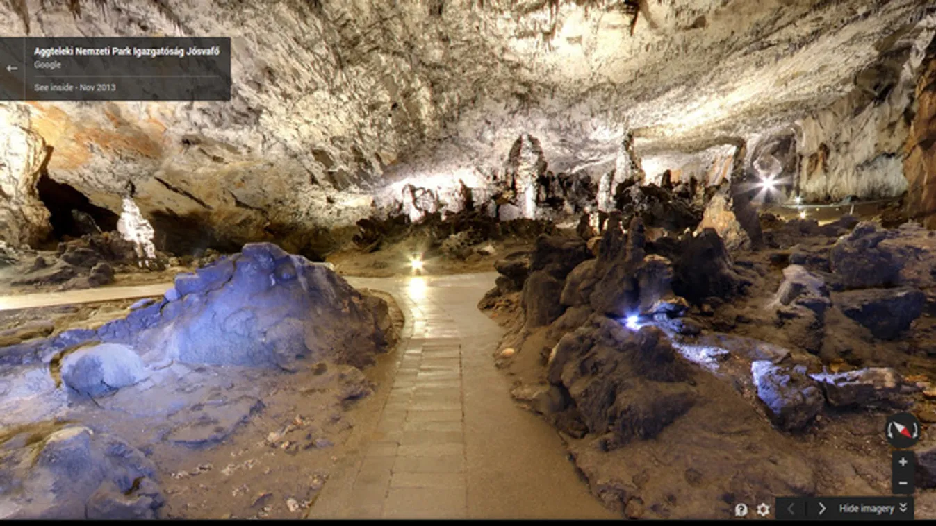 Bejárható a Baradla-barlang a Google Street View-n