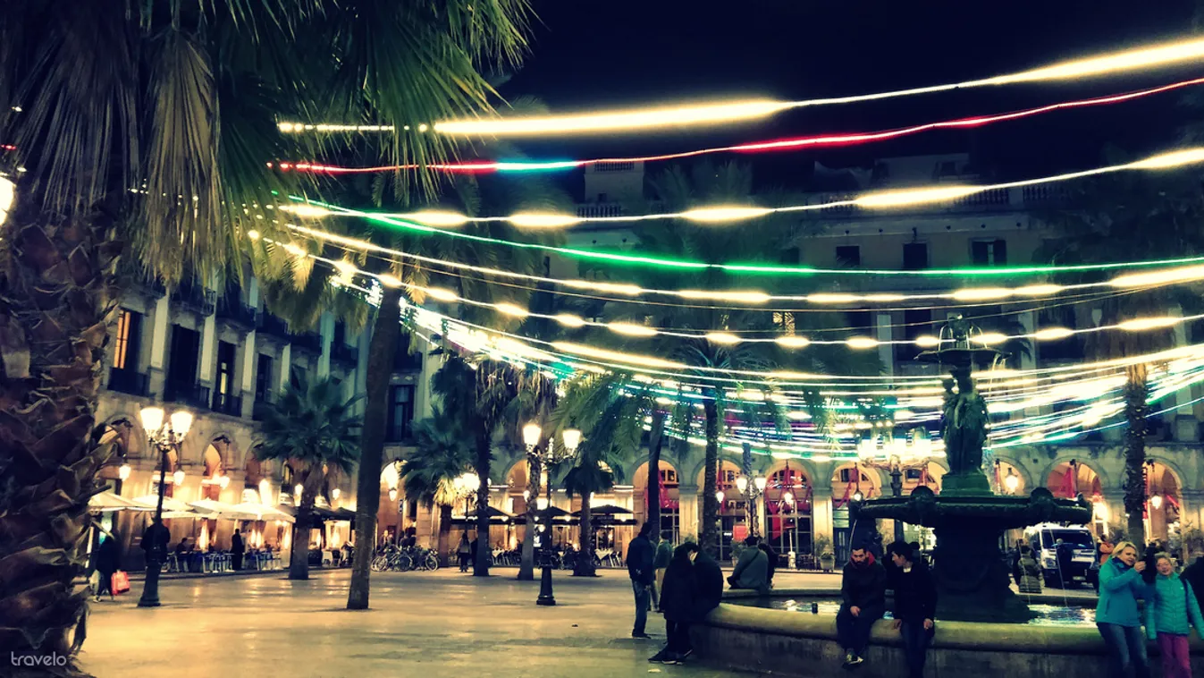 Adventi fények Barcelonában