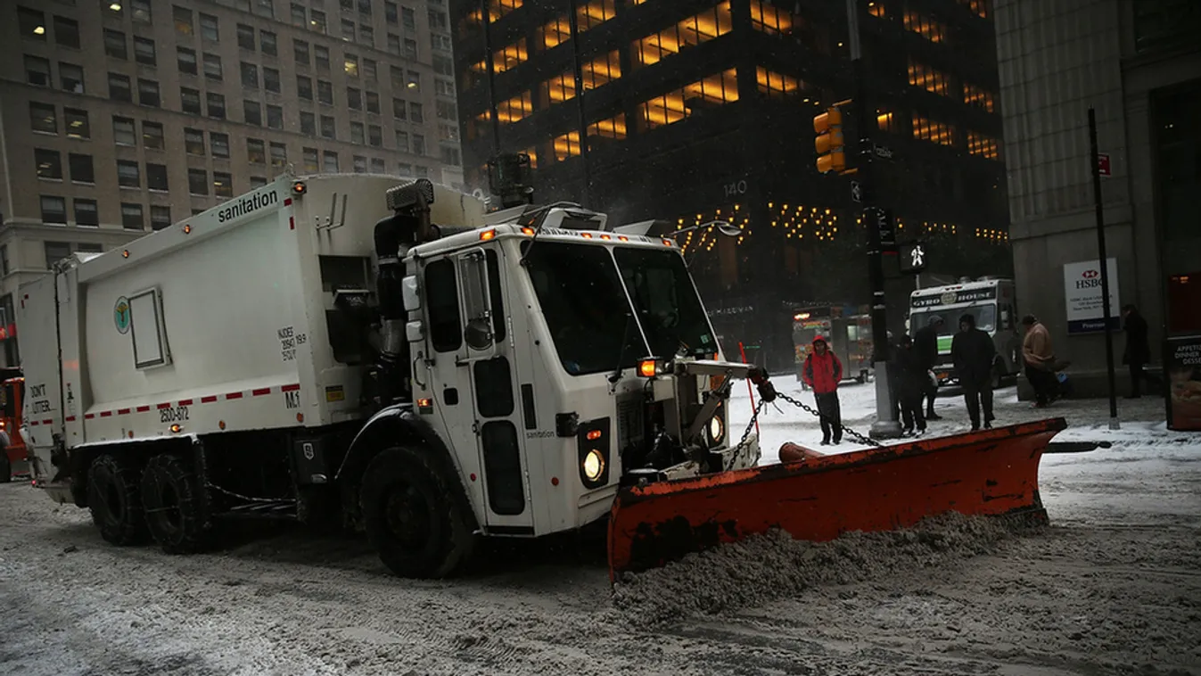 New York-ra lecsapott a hó