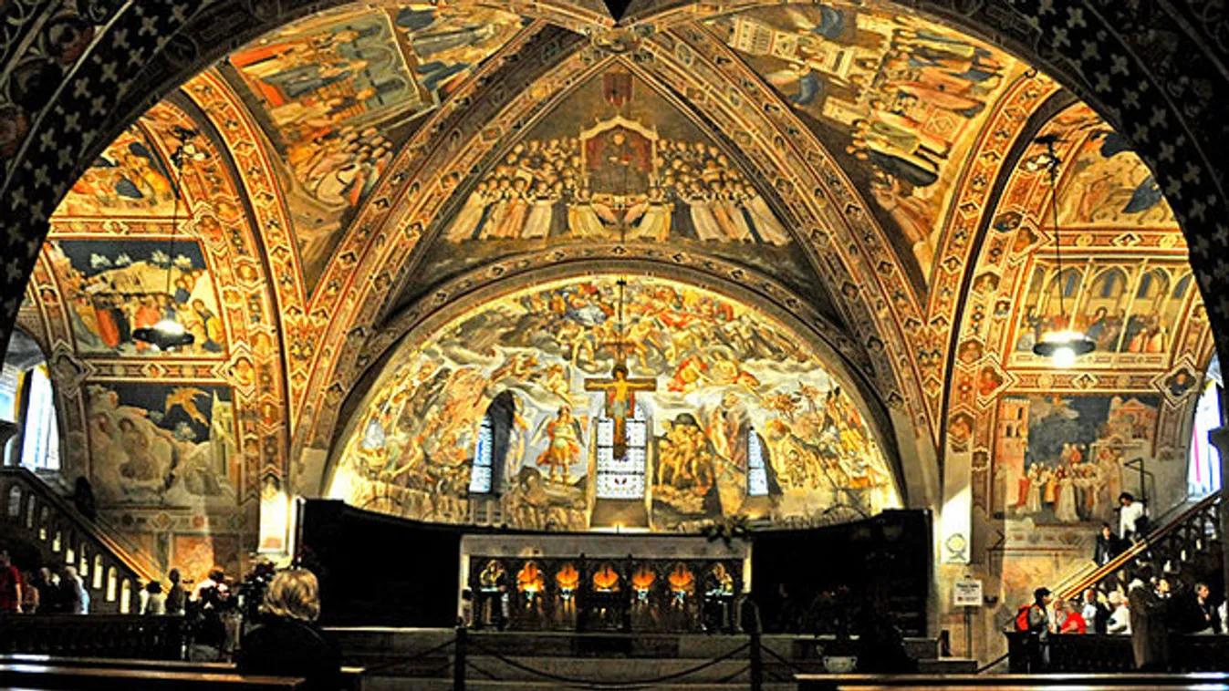 Tönkretették a híres olasz templom freskóit a restaurátorok?