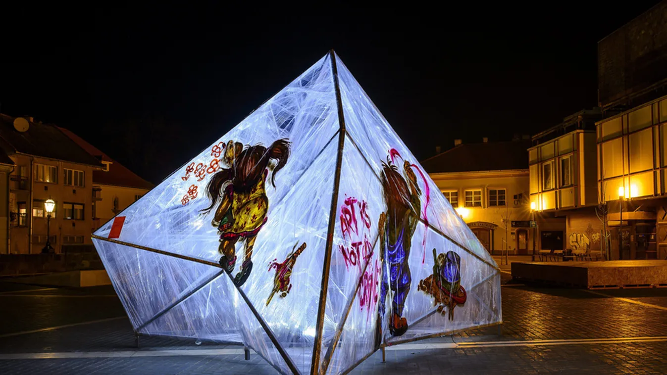 Graffitiművészek alkotásai Egerben