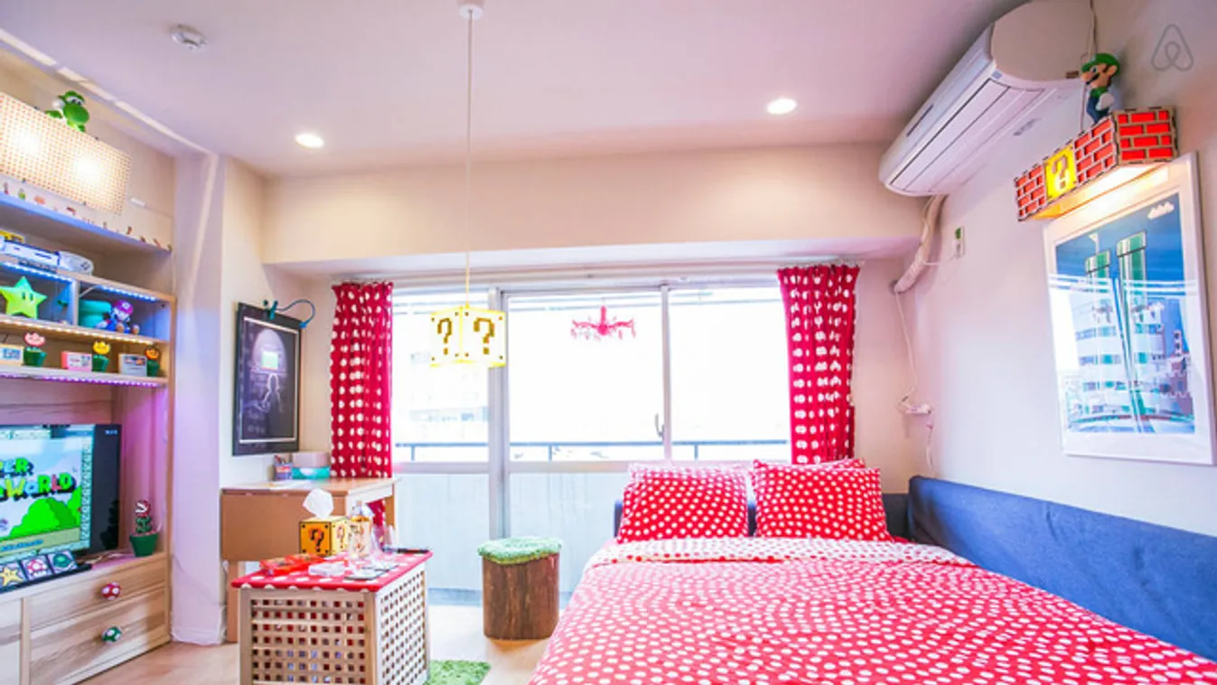 Az Airbnb-n akár még Super Mario világába is beköltözhet