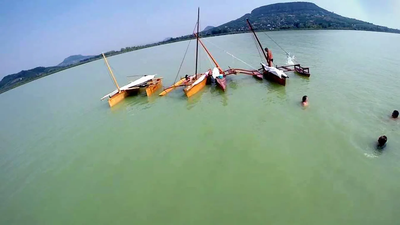 Polinéz proák a Balatonon