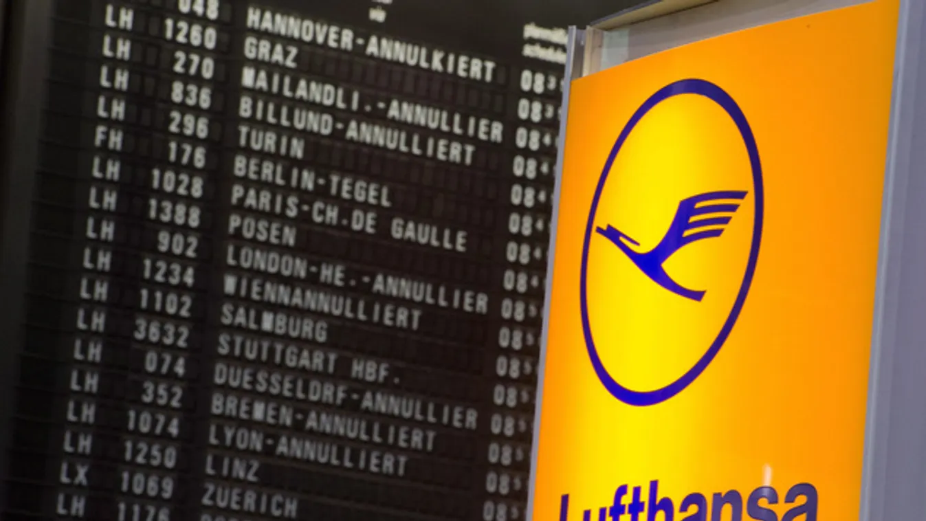 Sztrájk a Lufthansánál: rengeteg járatot törölnek