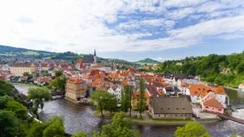 Cesky Krumlov, a romantikus kricsmifalva