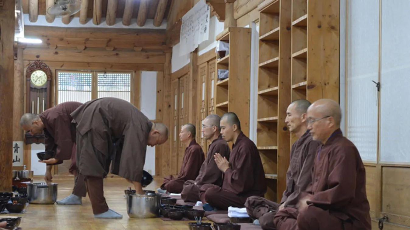 Buddhista szerzetesek életét éltük egy koreai kolostorban