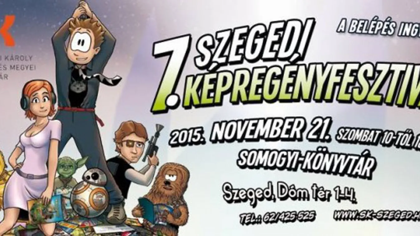 Életnagyságú Star Wars figurák a szegedi képregényfesztiválon