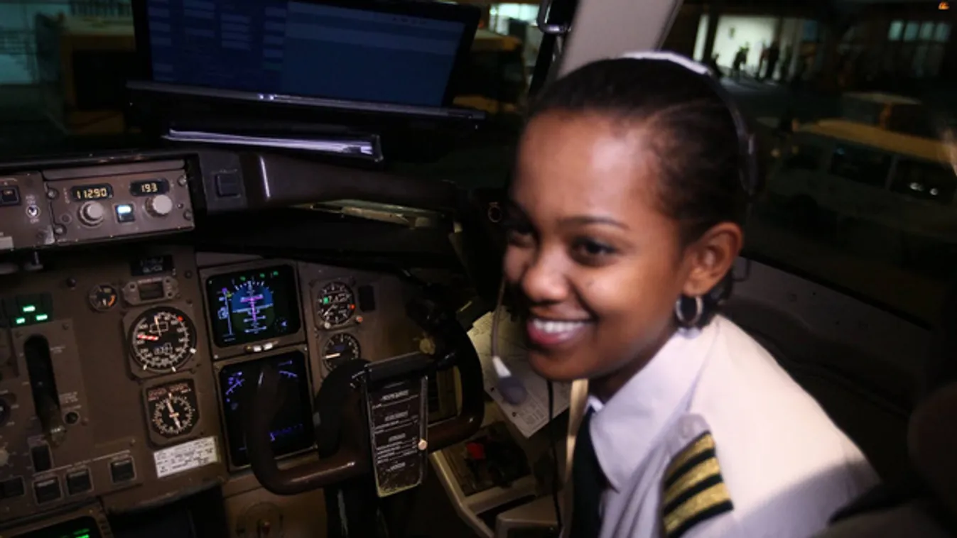 Női személyzet repítette az Ethiopian Airlines bangkoki járatát
