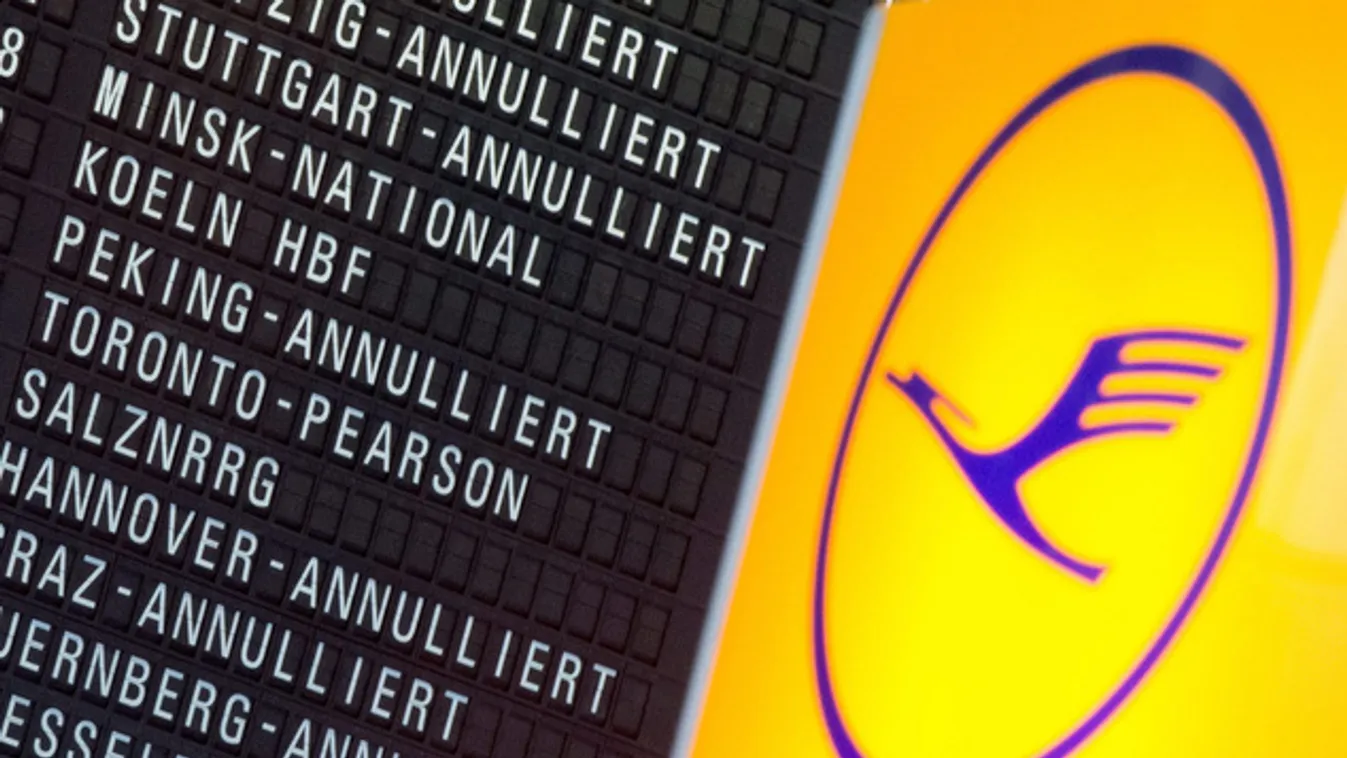 A Lufthansa törölte budapesti járatait a sztrájk miatt