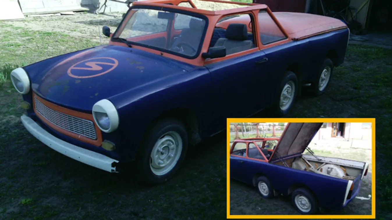 Buliautónak is jó a hatkerekű Trabant
