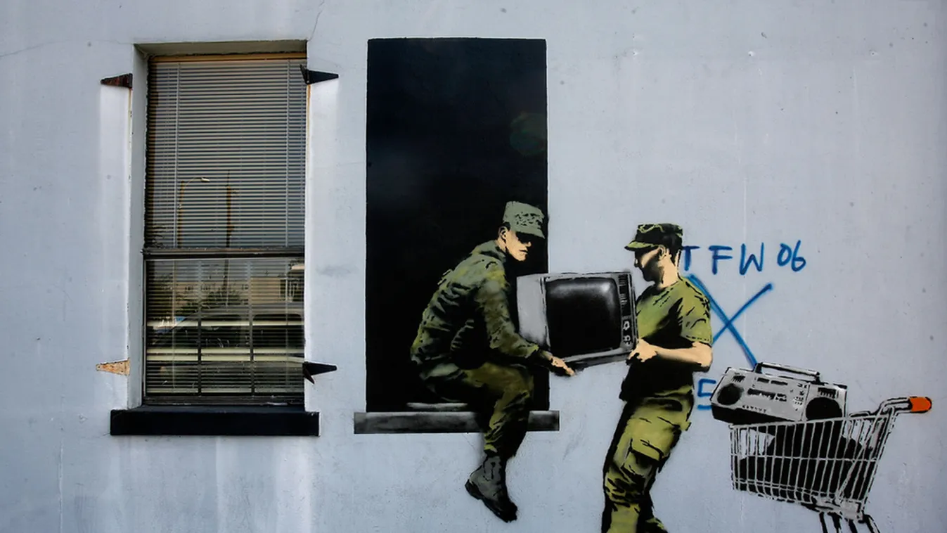 Hatalmas Banksy-kiállítás nyílt Rómában
