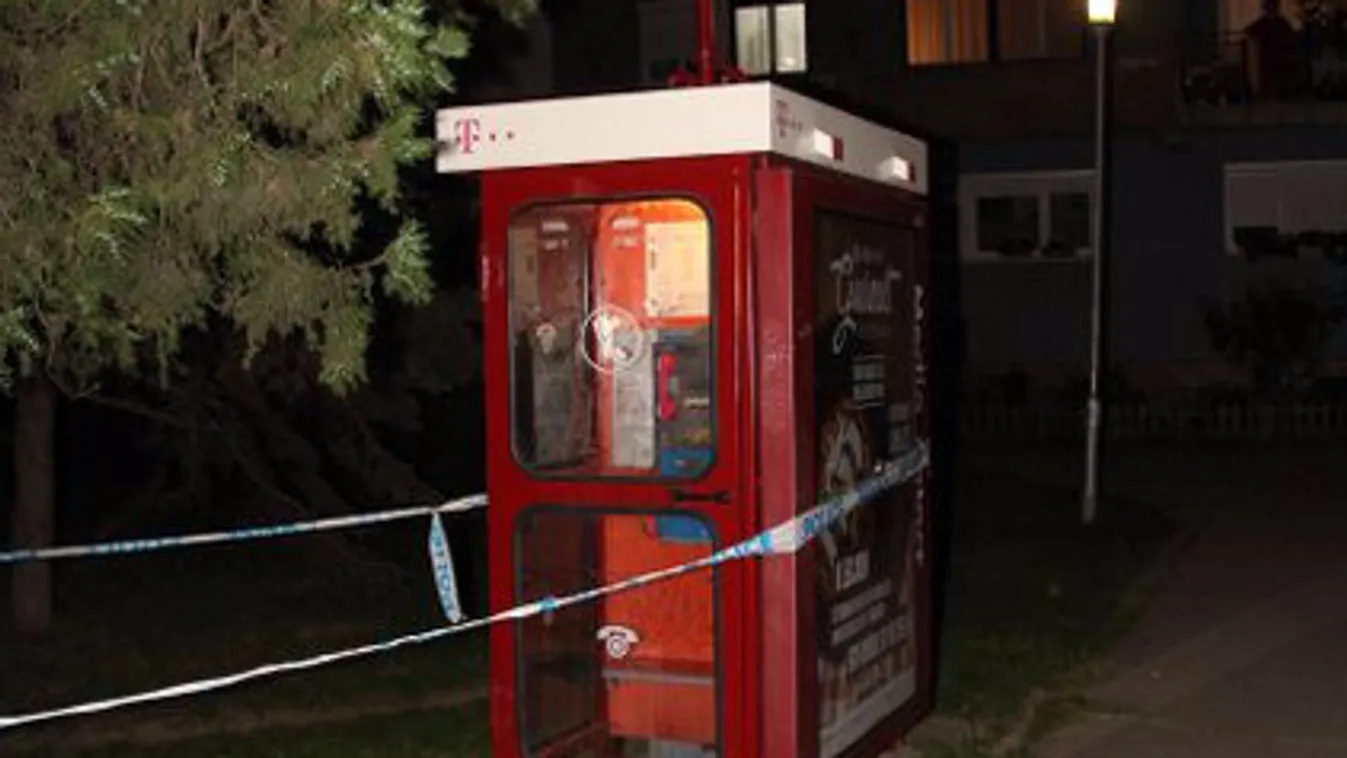 Ennél a telefonfülkénél fogták el a bombás budaörsi férfit