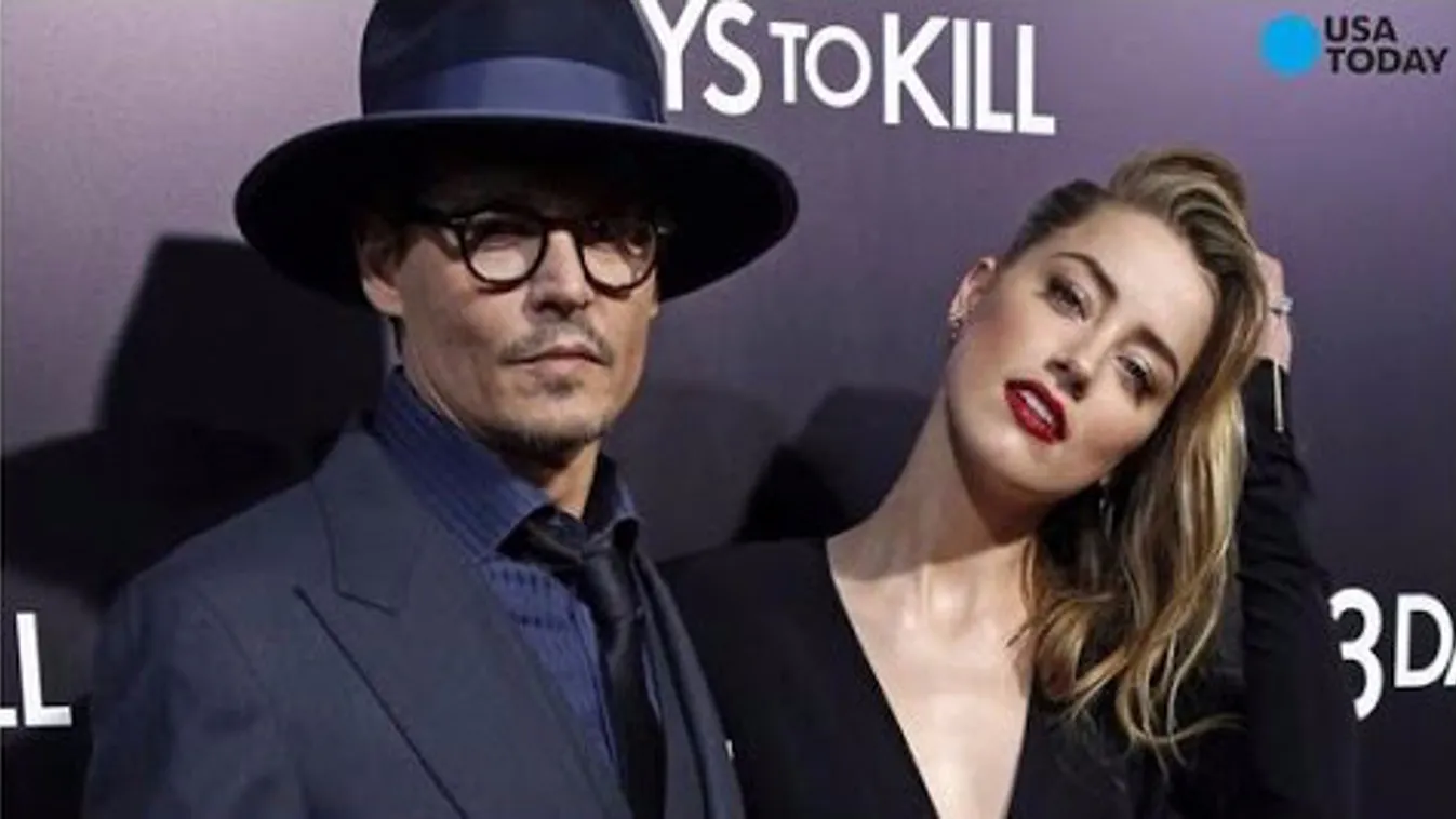 Eddig tartott Johnny Depp és Amber Heard házassága