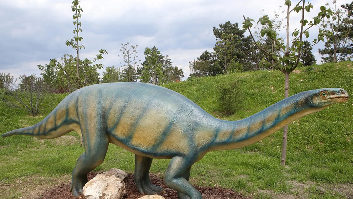 Megnyitott Magyarország legnagyobb dinoszaurusz kiállítása a Veszprémi Állatkertben
