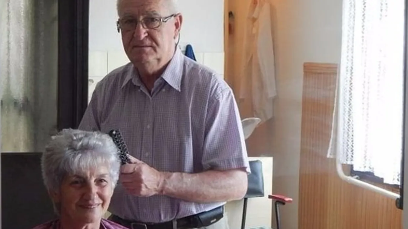 Féllábbal is hajat vág a 73 éves Lajos bácsi