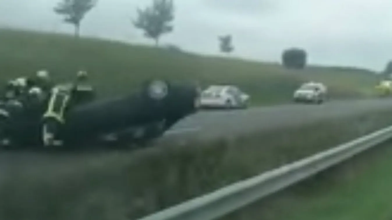 Halálos baleset az M1-en - videóval
