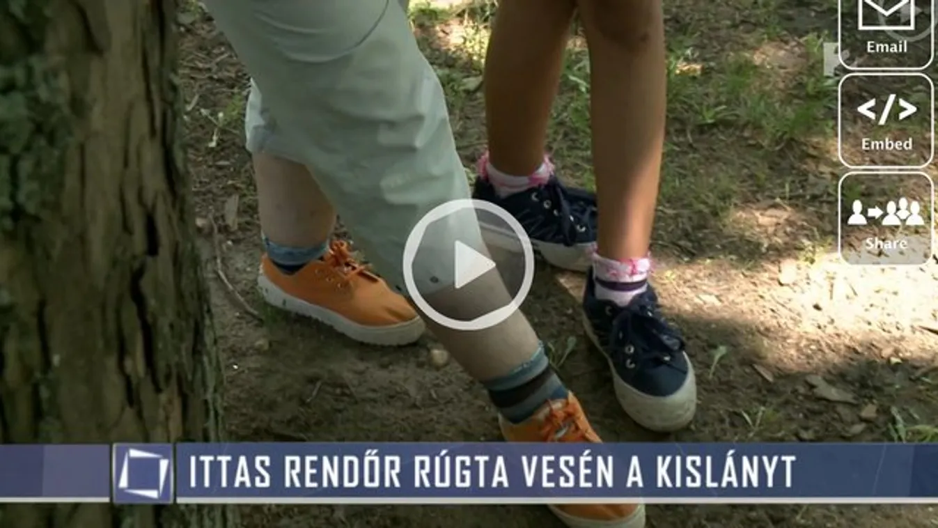 Döbbenet! Részeg rendőr rúgdosott egy kislányt a ligetben