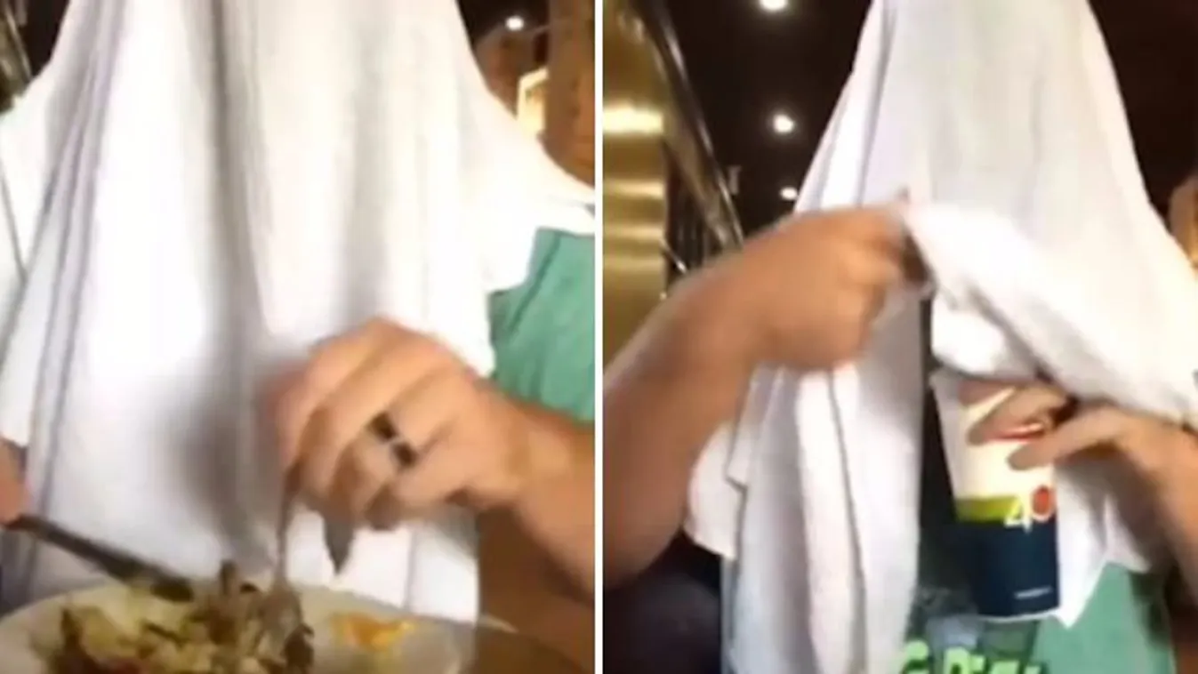 Nem találja ki miért evett takaró alatt a férfi