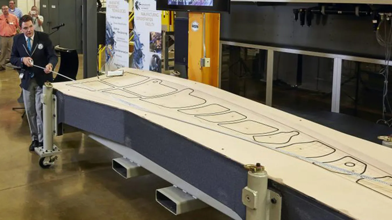 A világ legnagyobb 3D-vel nyomtatott tárgya egy Boeing-szárny