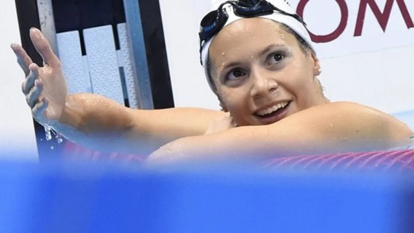 Kapás negyedik 400 méter gyorson, Ledecky világcsúccsal nyert