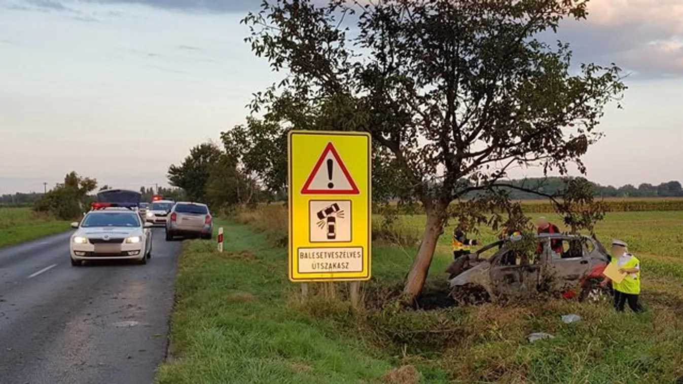Kocsijában égve találtak rá egy fiatal nőre Ráckeve közelében - fotók