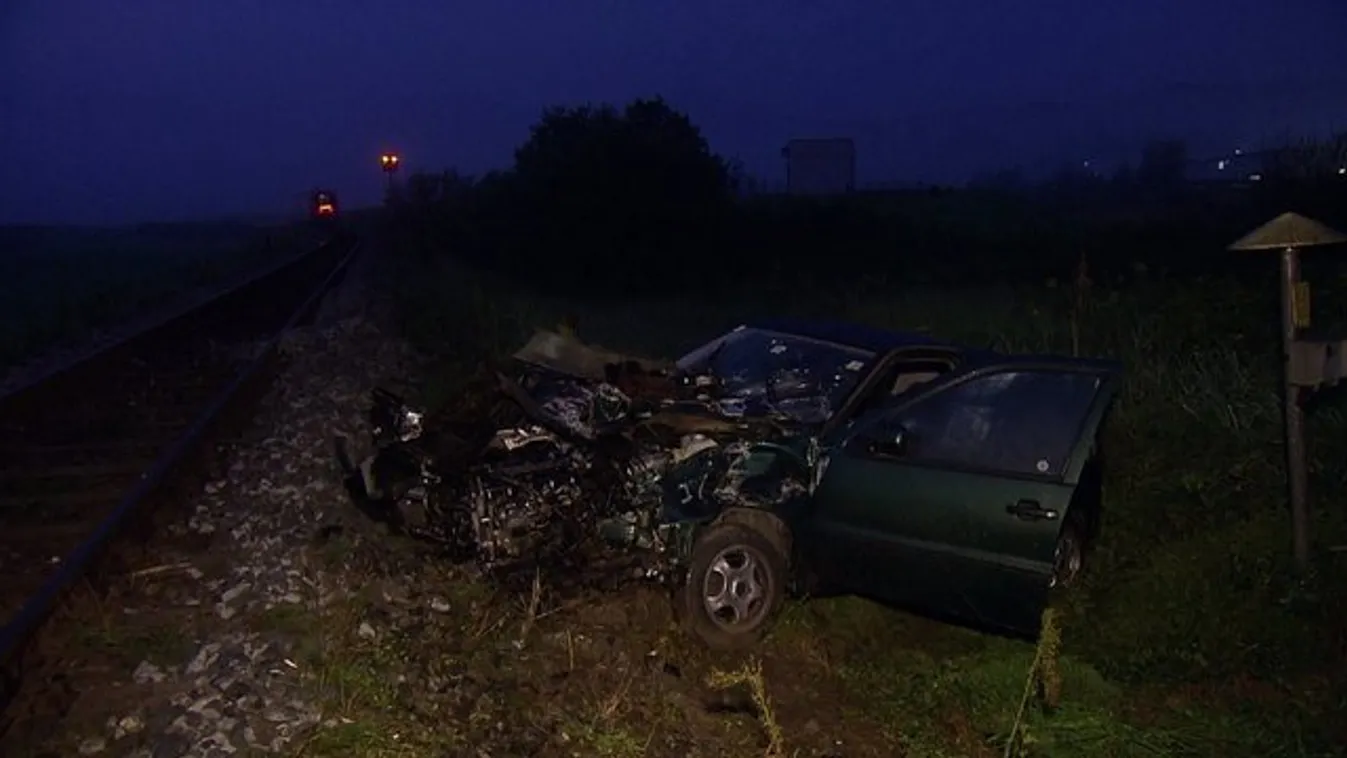 Durva baleset: magyar sofőr ütközött vonattal Ausztriában