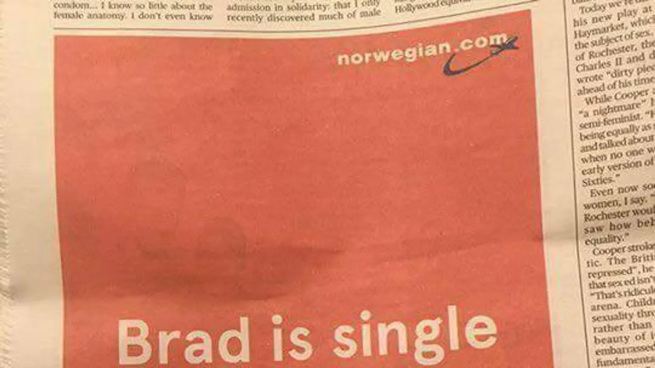 Utazz fapadossal Los Angelesbe, mert Brad újra szingli!