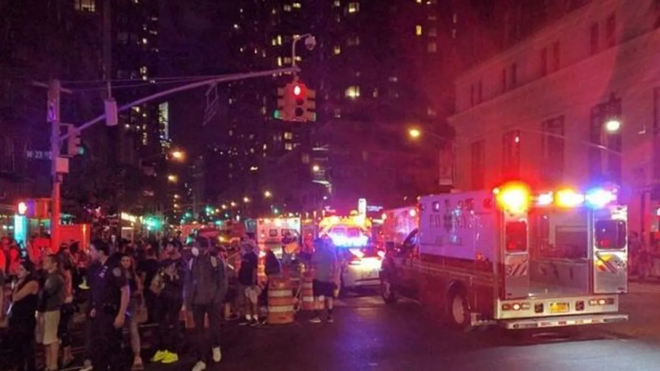Robbanás volt New York belvárosában, legalább kéttucatnyian megsérültek