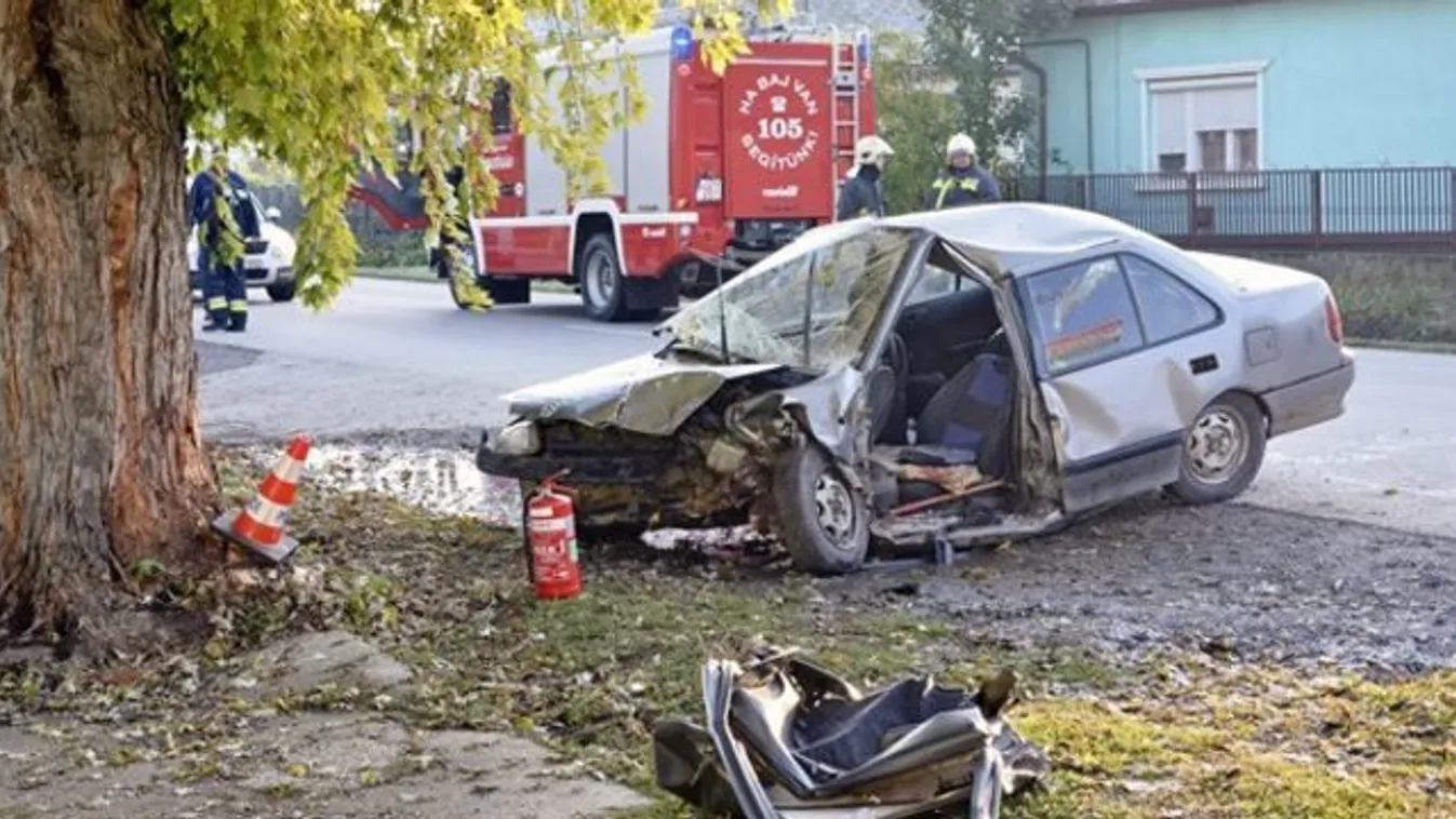 Brutális fotók: halálos baleset volt Bujon