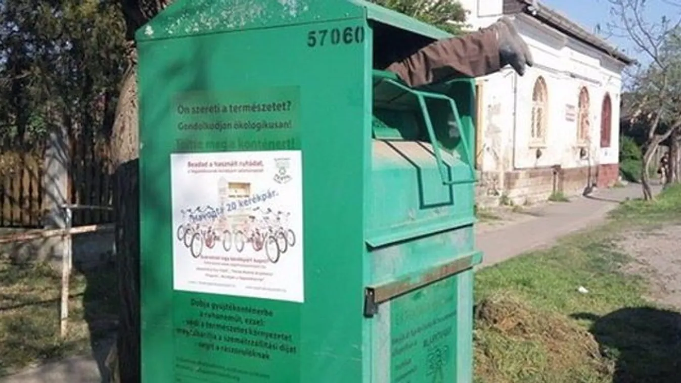 Konténerbe fulladt egy fiatal fiú Pápán