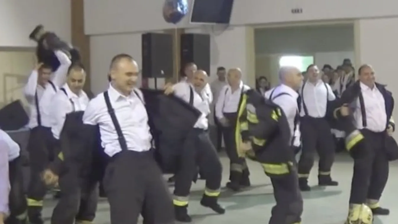 Védőöltözetben ropták a nyíregyházi tűzoltók - videó
