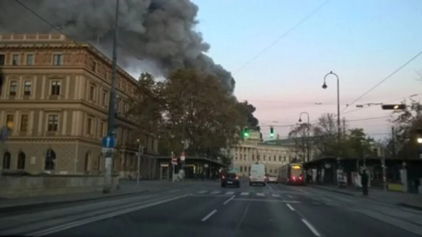 Kigyulladt az osztrák parlament
