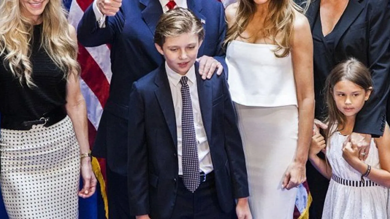 Bealudt apja beszédén Trump fia