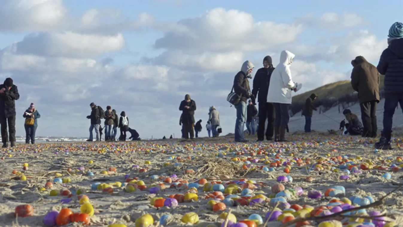 Kinder-kapszulák lepték el egy német sziget partjait