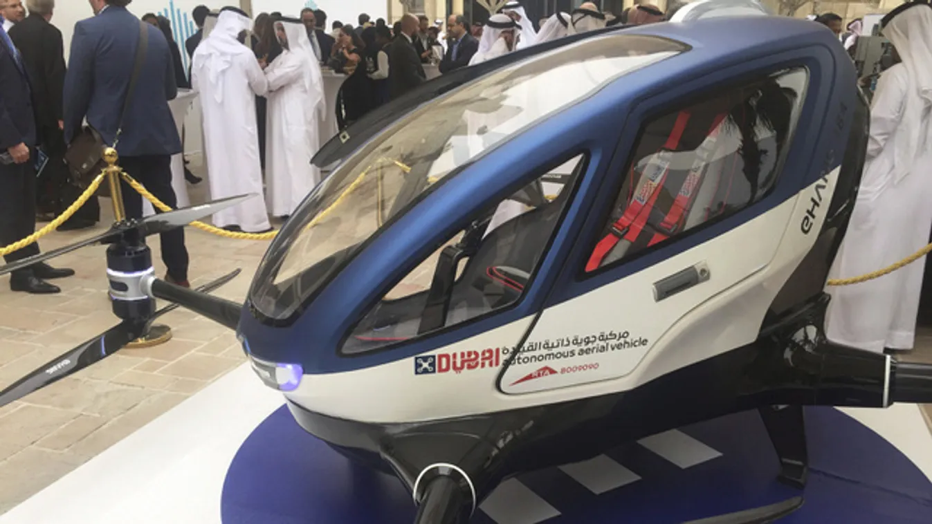 Már a nyáron dróntaxival lehet majd utazni Dubajban