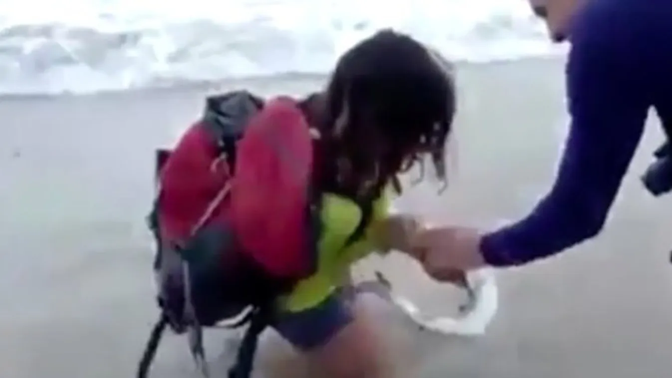 Kikaptak egy bébicápát a tengerből, csak hogy szelfizhessenek vele - videó