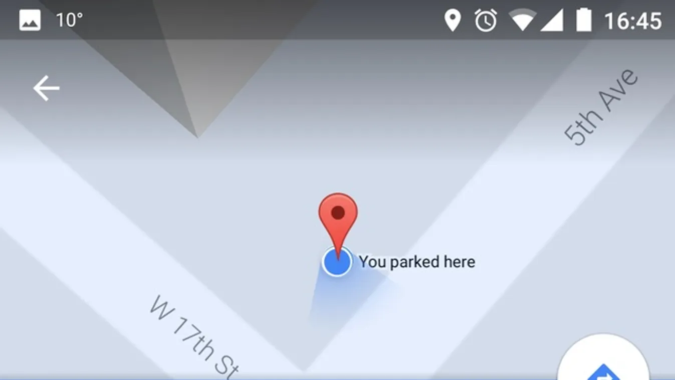 A Google Térkép visszatalál az autóhoz, ha mi nem