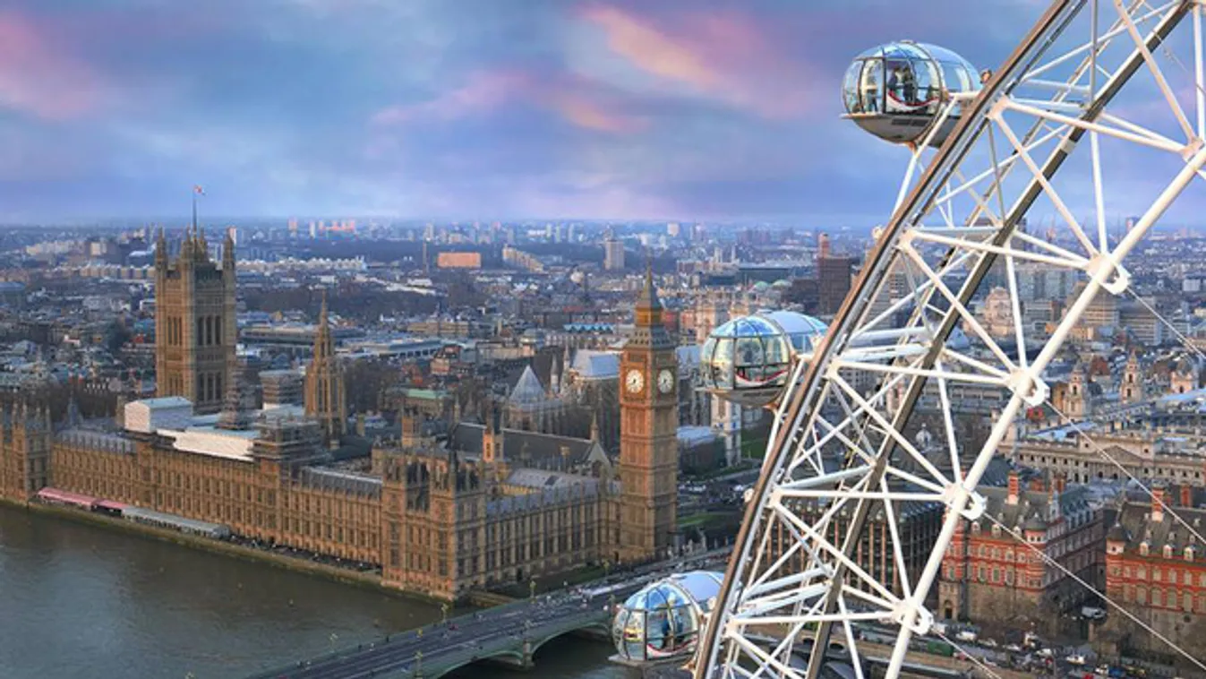 Szobává alakul a London Eye egyik kabinja