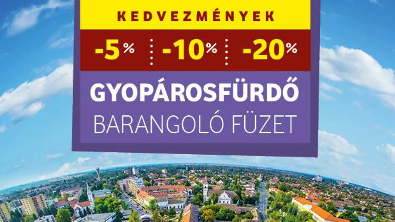 Akciós kuponfüzettel csábítják Gyopárosfürdőre a turistákat