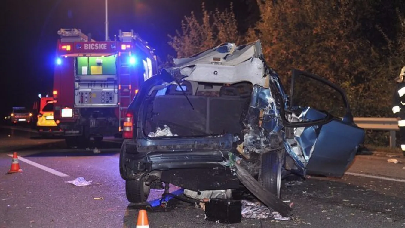 Teljes útlezárás az M1-esen Bicskénél – személyi sérülés is történt