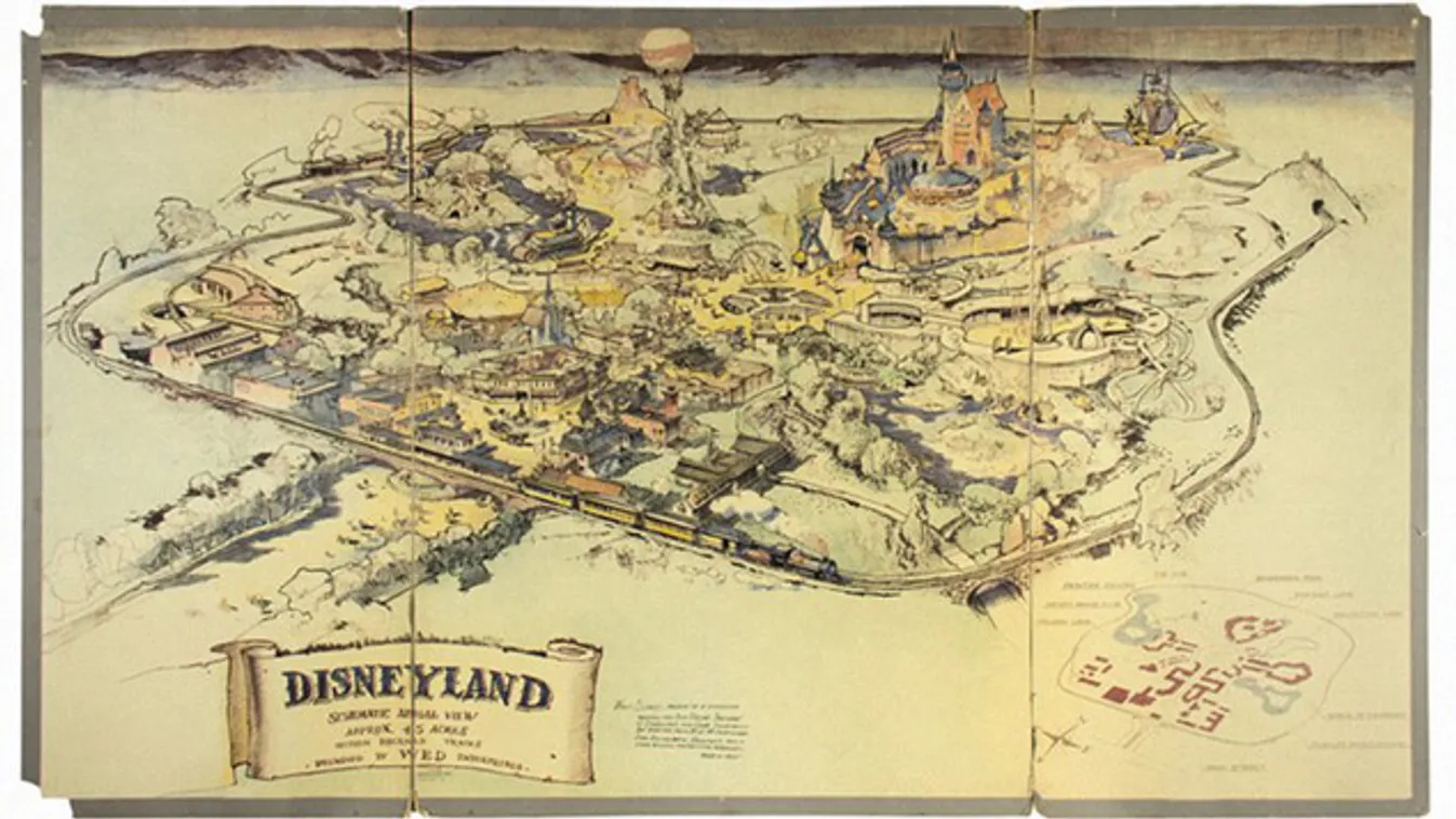 Eladó Disneyland legelső térképe